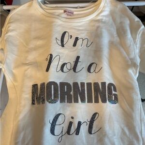 Juicy I’m Not a Morning Girl Sweatshirt
